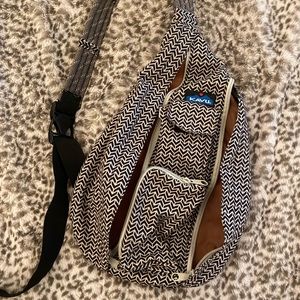 New condition Kavu  bag black /white